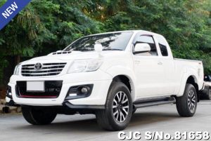 Toyota Hilux Vigo White Automatic 2014 2.5L Diesel