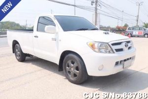 Toyota Hilux Vigo White Manual 2008 3.0L Diesel